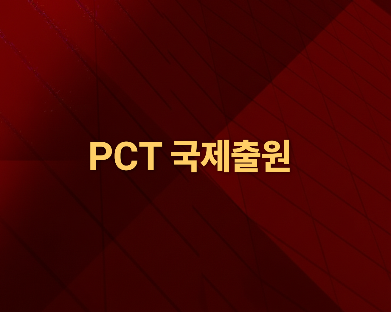 PCT 국제출원