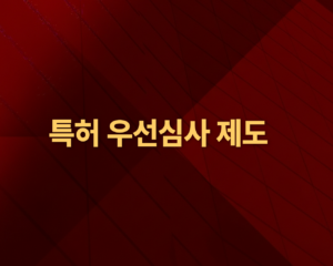 특허우선심사 제도