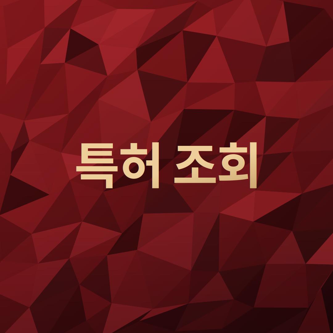 특허조회